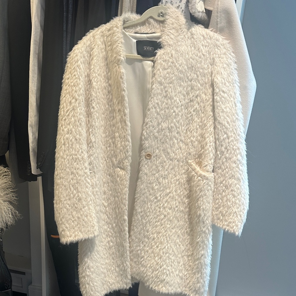 Seventy Cream Teddy Jacket
